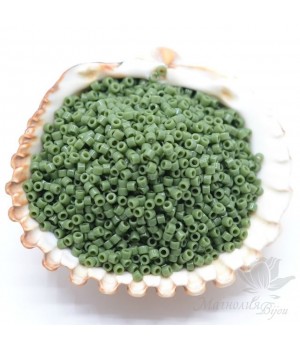 Бисер Delica DB1135 Opaque Avocado, 5 грамм