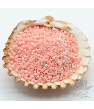 Бисер Delica DB1503 Opaque Light Salmon AB, 5 грамм