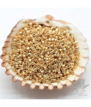 Бисер Delica DB1832 Duracoat Galvanized Gold, 5 грамм