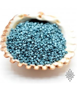 Бисер Delica DB1847F Duracoat Galvanized Matt Dark Seafoam, 5 грамм