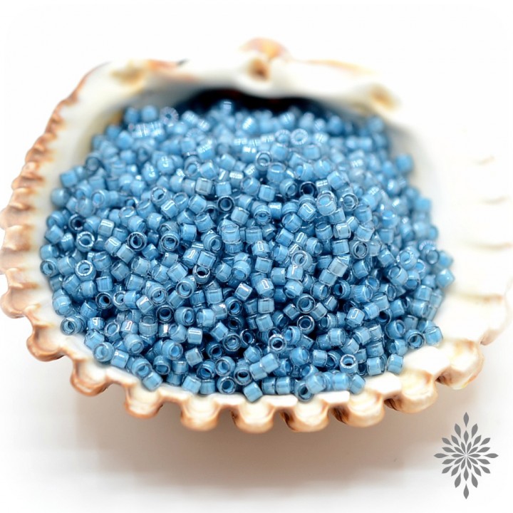 Бисер Delica DB2054 Luminous Dusk Blue, 5 грамм