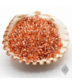 Бисер Delica DB2151 Silver Line Duracoat Rose Copper, 5 грамм