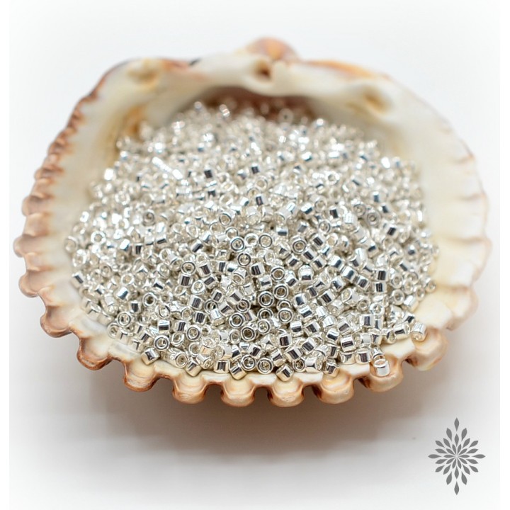 Бисер Delica DB551 Sterling Silver Plate, 5 грамм