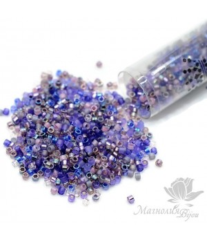 Бисер Delica цилиндрический Mix01-TB, туба 7,2 грамма Бисер Delica цилиндрический Mix01-TB, туба 7,2 грамма