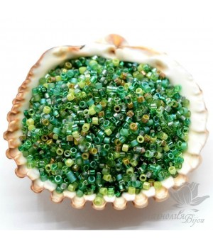 Бисер Delica Mix03 Evergreen, 5 грамм Бисер Delica Mix03 Evergreen, 5 грамм
