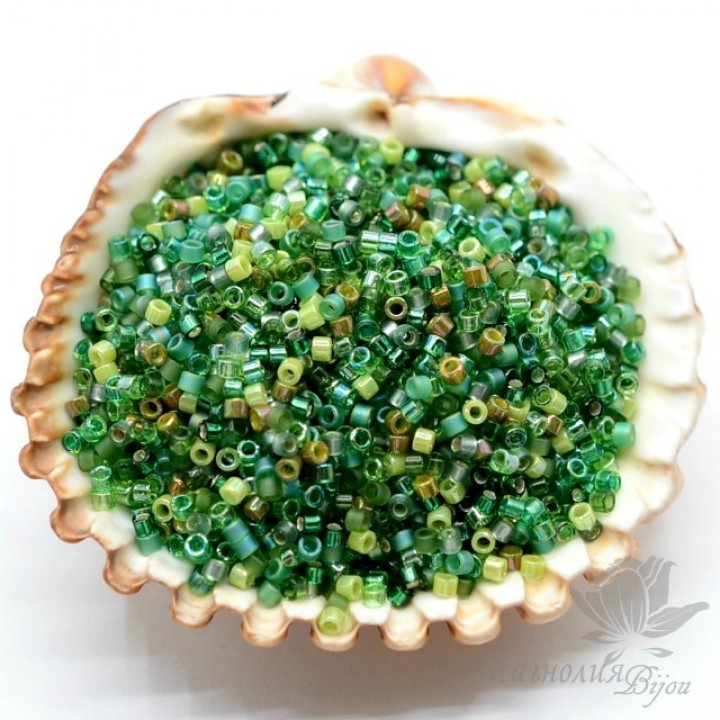 Бисер Delica Mix03 Evergreen, 5 грамм