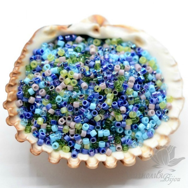 Бисер Delica Mix14 Gemstones, 5 грамм