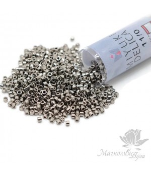 Бисер Delica DB021-TB Steel, туба 7.2 грамма