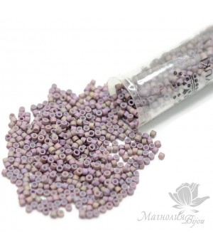 Бисер Delica DB1064 Matte Orchid AB, туба 7.2 грамма