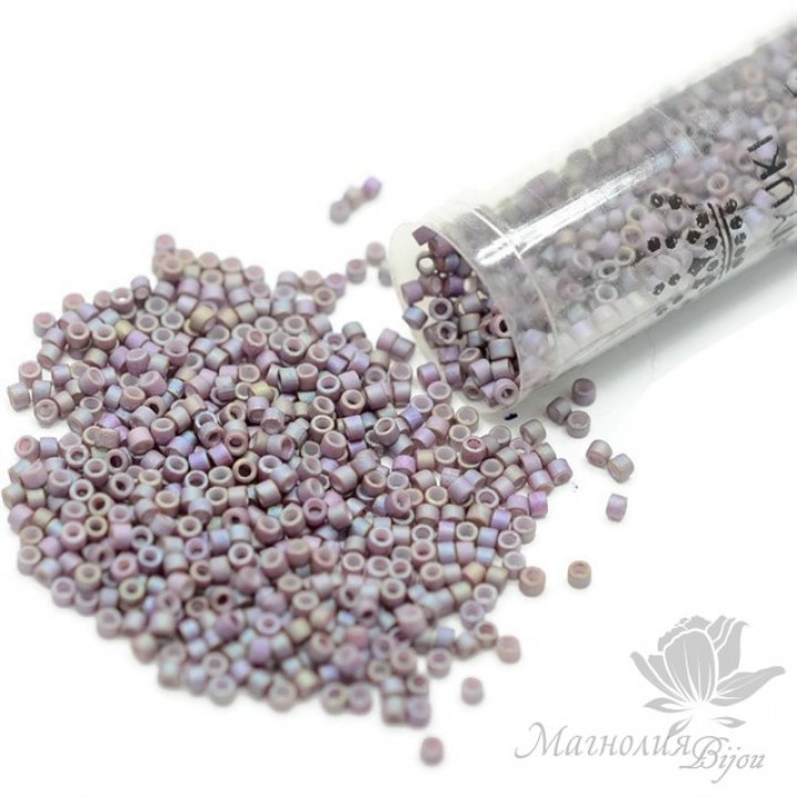 Бисер Delica DB1065 Matte Wisteria, туба 7.2 грамма