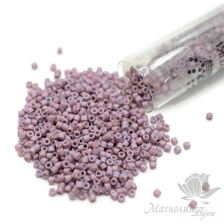 Бисер Delica DB1066 Matte Heather, туба 7.2 грамма