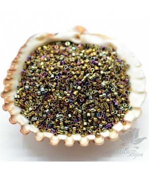 Бисер Delica цилиндрический S0029, металлик, 5 грамм