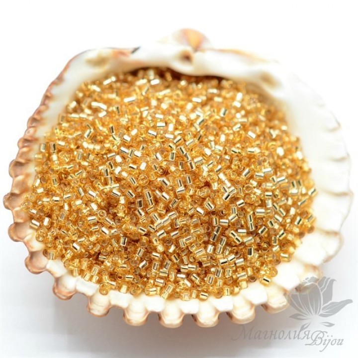 Бисер Delica цилиндрический S0042, металлик, 5 грамм