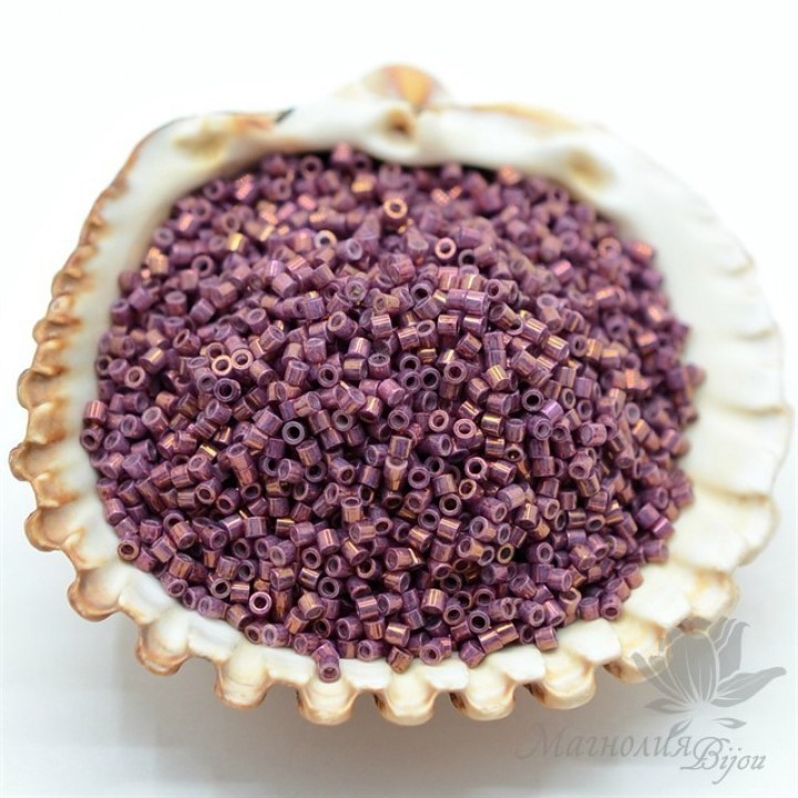 Бисер Delica цилиндрический S1016, металлик, 5 грамм