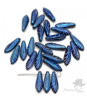 Dagger 5:16, blue opal laser wing, 10 штук