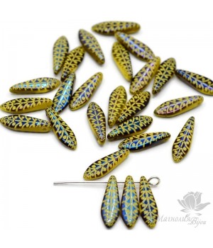 Dagger 5:16, yellow opaque laser rye , 10 штук