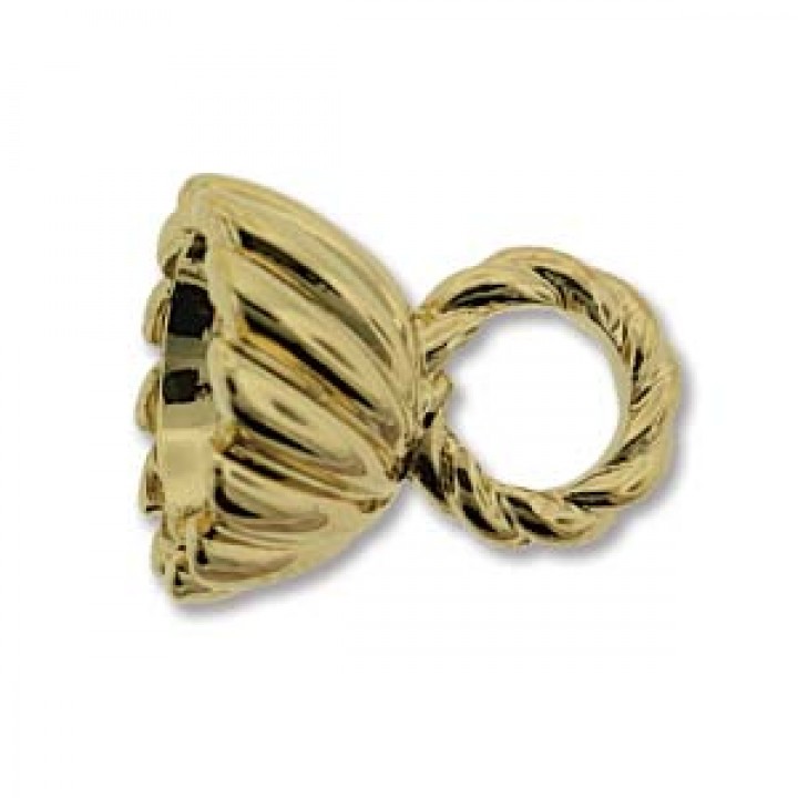 КОНЦЕВИК для браслета/бус Elegant Elements(CLSP202-GP)