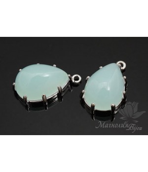 ПОДВЕСКА "Mint Fresh", родиевое покрытие