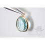 ПОДВЕСКА "Aqua elegant", позолота 14 карат