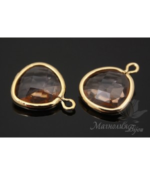 ПОДВЕСКА "Champagne elegant", позолота 14 карат