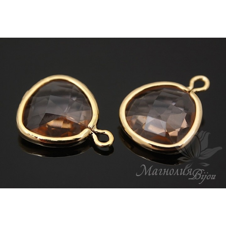 ПОДВЕСКА "Champagne elegant", позолота 14 карат