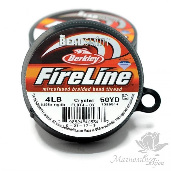 Crystal Fireline 4lb 0.005'', катушка 50 ярдов