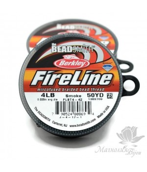 Smore Grey Fireline 4lb 0.005'', катушка 50 ярдов