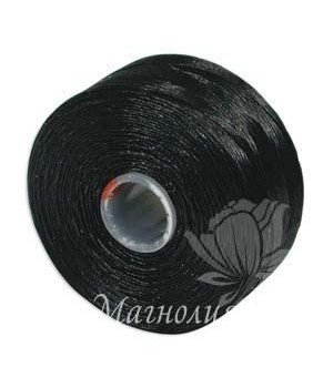 Нить для бисера S-Lon AA, Black