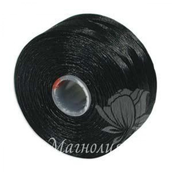 Нить для бисера S-Lon AA, Black