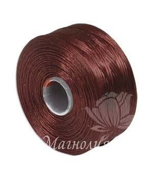 Нить для бисера S-Lon AA, Burgundy