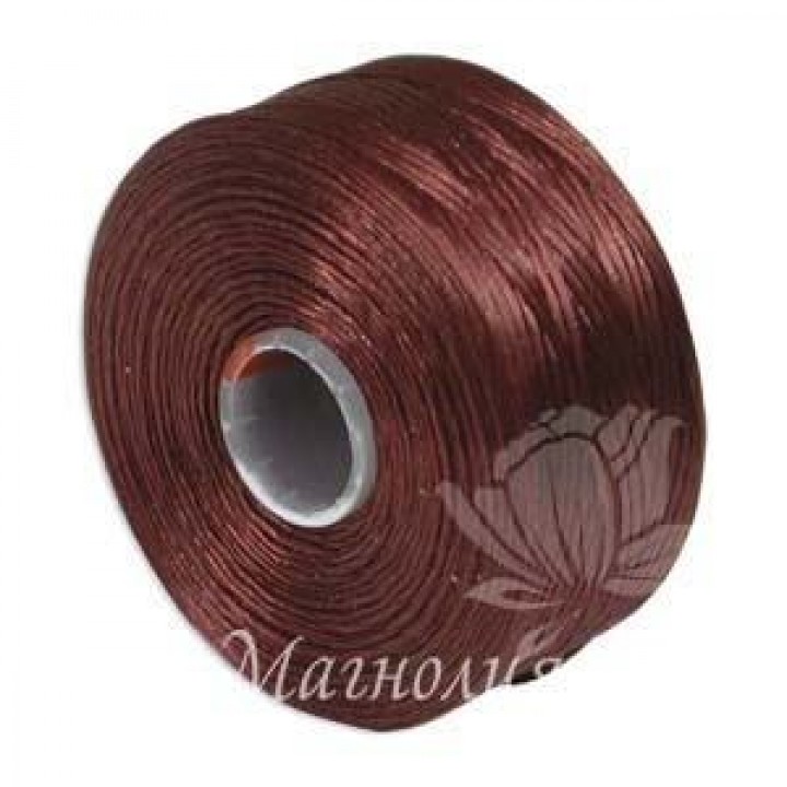 Нить для бисера S-Lon AA, Burgundy