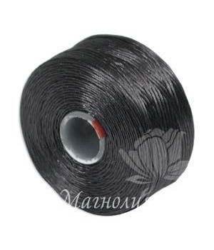 Нить для бисера S-Lon AA, Charcoal Grey 