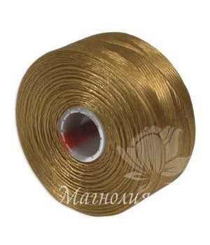 Нить для бисера S-Lon AA, Gold