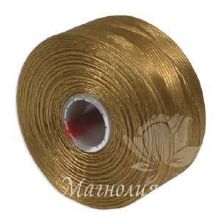 Нить для бисера S-Lon AA, Gold