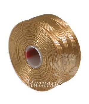 Нить для бисера S-Lon AA, Light Brown