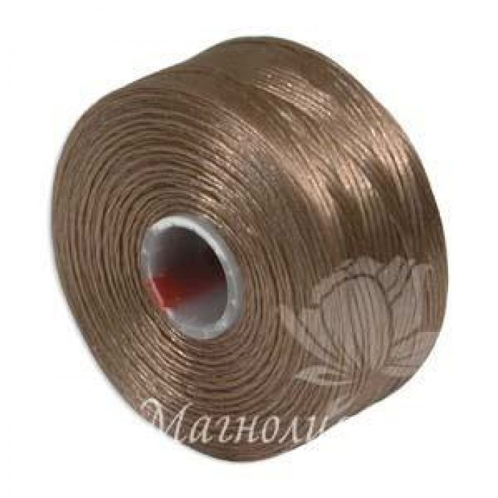 Нить для бисера S-Lon AA, Light Copper 