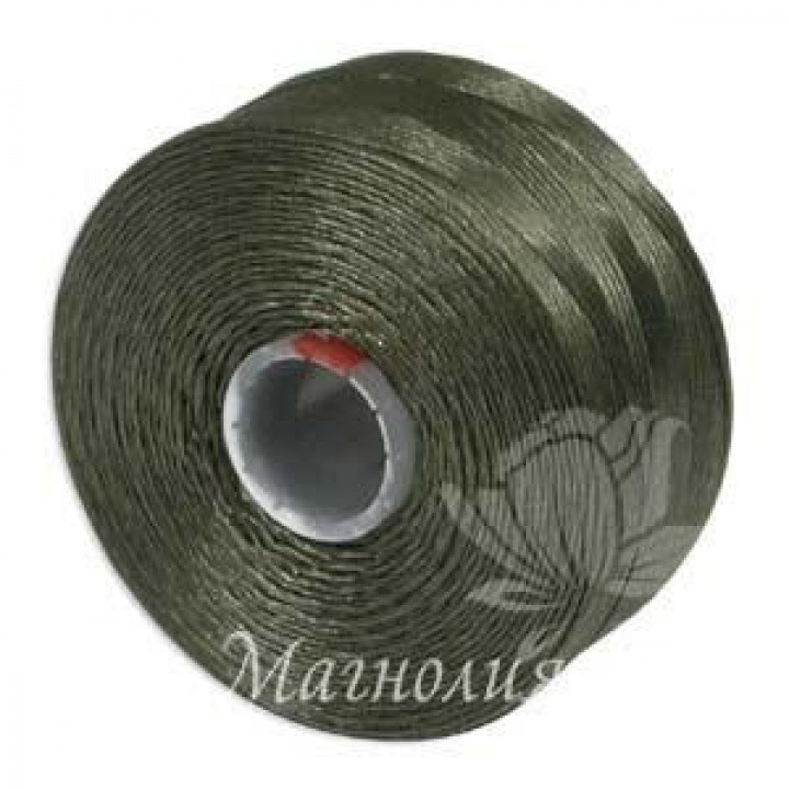 Нить для бисера S-Lon AA, Olive