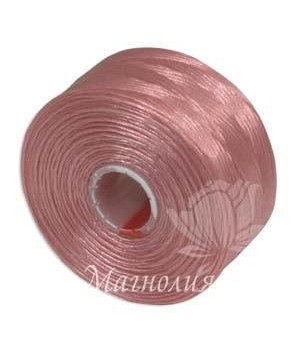 Нить для бисера S-Lon AA, Pink
