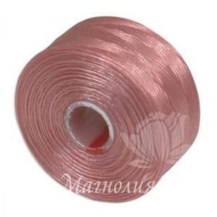 Нить для бисера S-Lon AA, Pink