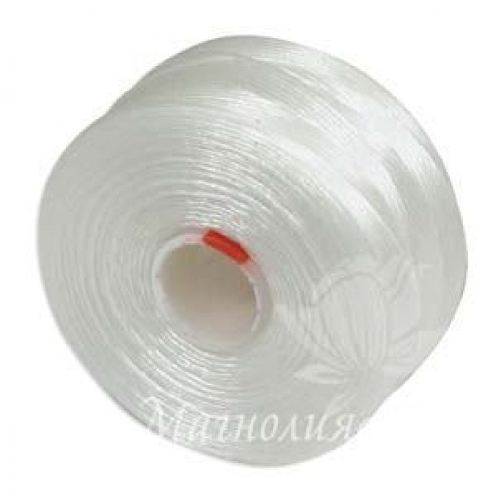 Нить для бисера S-Lon AA, White