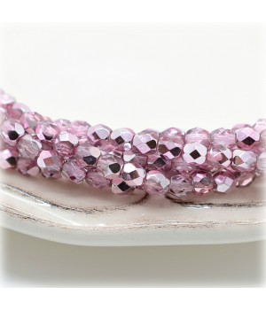 Чешские граненые бусины Flamingo 4мм, 20 штук