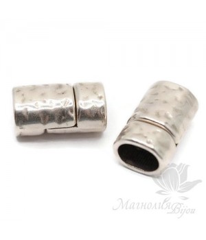 МАГНИТНЫЙ ЗАМОК для браслета регализ, античное серебро(Греция)