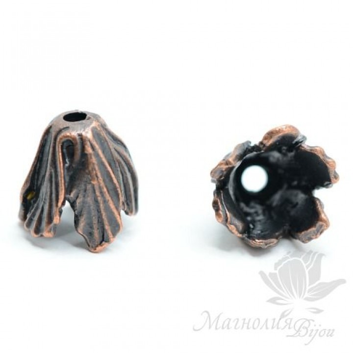 КОЛПАЧОК(шапочка) "5 лепестков", античная медь