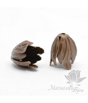 КОЛПАЧОК(шапочка) "Тюльпан", натуральная латунь