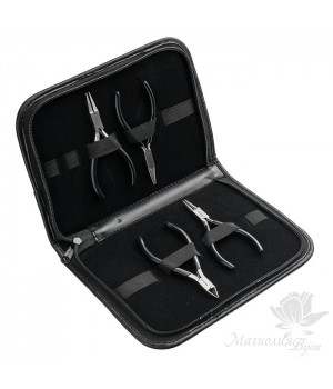 Набор из 4-х базовых инструментов для бижутерии в пенале