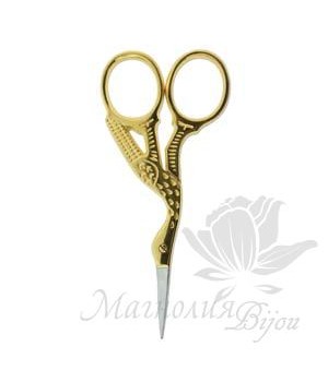 НОЖНИЦЫ для вышивки "Аист", 9 см