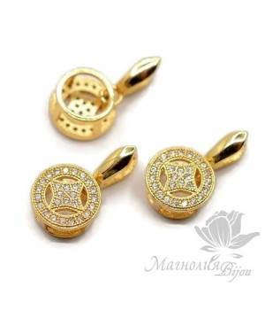 БЕЙЛ-КОННЕКТОР "Геометрия", цвет золото