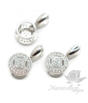 БЕЙЛ-КОННЕКТОР "Геометрия", цвет платина