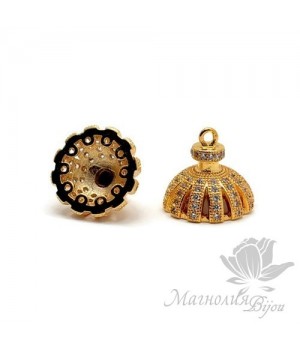 ШАПОЧКА для кисти 12мм, позолота