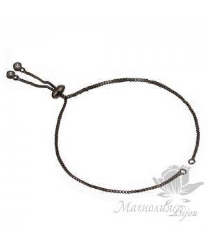 ОСНОВА ДЛЯ БРАСЛЕТА, цвет черный